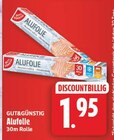 Alufolie von GUT&GÜNSTIG für 1,95 € bei EDEKA im Angebot Alufolie von GUT&GÜNSTIG im aktuellen EDEKA Prospekt