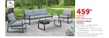 Salon de jardin Fayence en promo chez Hyper U Rouvroy à 459,00 €