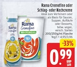Cremefine Schlag- oder Kochcreme von Rama für 0,99 € bei EDEKA im Angebot Cremefine Schlag- oder Kochcreme von Rama im aktuellen EDEKA Prospekt