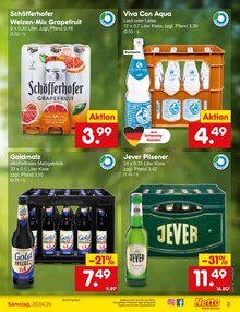Wasser im Netto Marken-Discount Prospekt "Aktuelle Angebote" mit 49 Seiten (Hamburg)