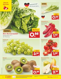 Tomaten Angebot & Preis im aktuellen Netto Marken-Discount Prospekt Tomaten Angebot im aktuellen Netto Marken-Discount Prospekt auf Seite 4