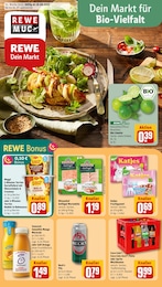 REWE Prospekt "Dein Markt" für Hallbergmoos, 16 Seiten, 18.08.2025 - 23.08.2025
