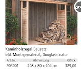 Kaminholzregal Bausatz im aktuellen Holz Possling Prospekt
