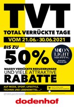 dodenhof Prospekt für Munster mit 17 Seiten dodenhof Prospekt für Munster: "TVT - Total Verrückte Tage", 17 Seiten, 22.06.2021 - 30.06.2021