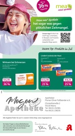 mea - meine apotheke Apotheken Prospekt der aktuellen Woche mit 4 Seiten, gültig von 01.07.2026 bis 31.07.2026, in Mainz-Kastel und Umgebung Aktueller mea - meine apotheke Apotheken Prospekt in Mainz-Kastel und Umgebung, "Unsere Juli-Angebote" mit 4 Seiten, 01.07.2026 - 31.07.2026