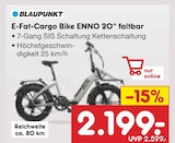 E-Fat-Cargo Bike ENNO 20" faltbar im Angebot bei Netto Marken-Discount in Ingolstadt E-Fat-Cargo Bike ENNO 20" faltbar Angebote von Blaupunkt bei Netto Marken-Discount Ingolstadt für 2.199,00 €
