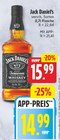 Aktuelles Jack Daniel's Angebot bei WEZ in Löhne ab 14,99 €