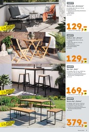 Aktueller Globus-Baumarkt Prospekt mit Gartenmöbel, "Immer eine Idee besser", Seite 3
