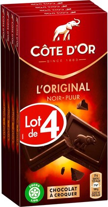 Chocolat à croquer l'Original - Supermarchés Match à Vandœuvre-lès-Nancy Chocolat à croquer l'Original en promo chez Supermarchés Match Vandœuvre-lès-Nancy à 2,25 €