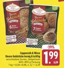 Unsere Goldstücke kernig & kräftig 6 Dinkel-Brötchen Angebote von Coppenrath & Wiese bei E center Amberg für 1,99 €