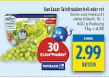 Tafeltrauben hell oder rot bei diska im Reinsdorf Prospekt für 2,99 €
