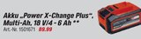 Aktuelles Akku „Power X-Change Plus“ Angebot bei toom Baumarkt in Solingen (Klingenstadt) ab 89,99 €