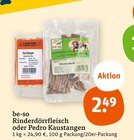 Rinderdörrfleisch oder Kaustangen von be-so oder Pedro im aktuellen tegut Prospekt