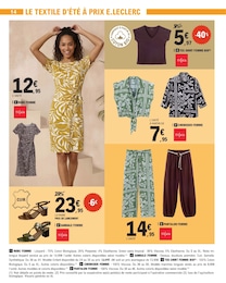 Offre Robe dans le catalogue E.Leclerc du moment à la page 14