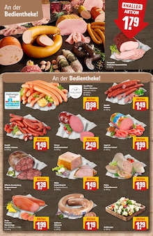 Mettwurst im aktuellen REWE Prospekt (Berlin) Mettwurst im REWE Prospekt "Dein Markt" mit 34 Seiten (Berlin)