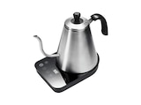 elektrischer Schwanenhalskessel Wasserkocher Silber/Schwarz im MediaMarkt Saturn Prospekt elektrischer Schwanenhalskessel Wasserkocher Silber/Schwarz von TCHIBO im aktuellen MediaMarkt Saturn Prospekt für 64,95 €