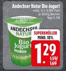Bio-Joghurt Angebote von Andechser Natur bei EDEKA Ravensburg für 1,29 €