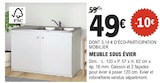 Meuble sous évier en promo chez E.Leclerc Troyes à 49,00 €