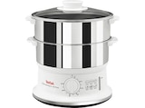 VC1451 Convenient Series Dampfgarer (900 Watt, Weiß/Edelstahl) im MediaMarkt Saturn Prospekt VC1451 Convenient Series Dampfgarer (900 Watt, Weiß/Edelstahl) von TEFAL im aktuellen MediaMarkt Saturn Prospekt für 77,99 €