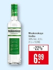 Vodka im Angebot bei Marktkauf in Esslingen Vodka Angebote von Moskovskaya bei Marktkauf Esslingen für 6,99 €