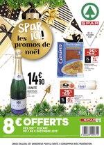Catalogue Spar "Spar ici ! Les promos de Noël", 2 pages, à Saint-Herblain, 02/12/2019 - 08/12/2019 Prospectus Spar "Spar ici ! Les promos de Noël", 2 pages, à Saint-Herblain, 02/12/2019 - 08/12/2019