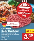 Less Meat Rinder-Hackfleisch im Angebot bei Netto Marken-Discount in Nettetal Less Meat Rinder-Hackfleisch Angebote bei Netto Marken-Discount Nettetal für 3,49 €