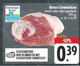 Aktuelles Hintere Schweinehaxe Angebot bei EDEKA in Jena ab 0,39 €
