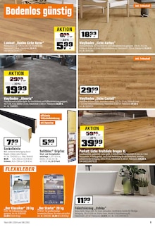 Laminat im OBI Prospekt "Biberstarke ANGEBOTE" mit 12 Seiten (Erlangen)