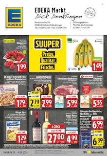 Aktueller EDEKA Prospekt (Morsbach, 28 Seiten zum blättern EDEKA Prospekt Aktuelle Angebote mit 28 Seiten
