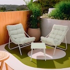 Salon Relax 2 places acier - Maxi Bazar Salon Relax 2 places acier à 199,99 € dans le catalogue Maxi Bazar