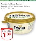 Rama oder Rama Balance Angebote bei GLOBUS Krefeld für 1,39 €