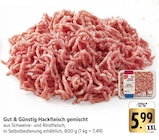 Hackfleisch gemischt im Angebot bei E center in Reutlingen Hackfleisch gemischt Angebote von Gut & Günstig bei E center Reutlingen für 5,99 €