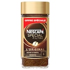 Café soluble Spécial filtre "Offre Spéciale" - NESCAFÉ en promo chez Carrefour Market Café soluble Spécial filtre "Offre Spéciale" - NESCAFÉ dans le catalogue Carrefour Market