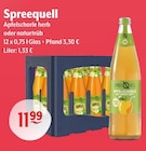 Apfelschorle herb oder naturtrüb bei Getränke Hoffmann im Luckenwalde Prospekt für 11,99 €