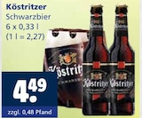 Schwarzbier im Angebot bei Getränkewelt in Mülheim Schwarzbier Angebote von Köstritzer bei Getränkewelt Mülheim für 4,49 €