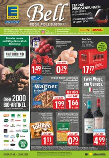 Coca Cola im aktuellen EDEKA Prospekt (Bornheim) Coca Cola im EDEKA Prospekt "Aktuelle Angebote" mit 30 Seiten (Bornheim)