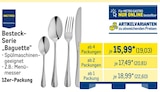 METRO Neu-Ulm - Besteck-Serie 'Baguette' Angebot im Prospekt Besteck-Serie 'Baguette' bei METRO im Neu-Ulm Prospekt für 19,03 €