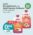 Apfelkompott im V-Markt Prospekt Bio Apfelmark von Leni's im aktuellen V-Markt Prospekt für 0,66 €