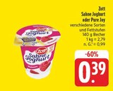 Aktuelles Sahne Joghurt Angebot bei EDEKA in Würzburg ab 0,39 €