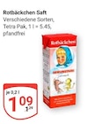 Aktuelle Saft Angebote bei GLOBUS in Rostock Aktuelles Saft Angebot bei GLOBUS in Rostock ab 1,09 €