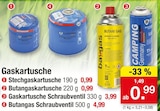 Stechgaskartusche von Camping im aktuellen Zimmermann Prospekt