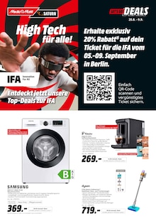 Aktueller MediaMarkt Saturn Prospekt "High Tech für alle!" Seite 1 von 16 Seiten