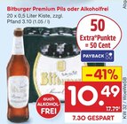 Netto Marken-Discount Tamm - Premium Pils oder Alkoholfrei Angebot im Prospekt Premium Pils oder Alkoholfrei bei Netto Marken-Discount im Tamm Prospekt für 10,49 €