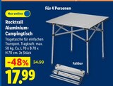 Aluminium-Campingtisch Angebote von Rocktrail bei Lidl Bad Kreuznach für 17,99 €