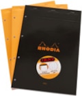 3 blocs notes 21x31,8 cm grands carreaux - RHODIA en promo à 4,14 € chez Intermarché 3 blocs notes 21x31,8 cm grands carreaux - RHODIA dans le catalogue Intermarché