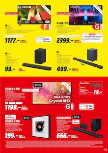 Fernseher im MediaMarkt Saturn Prospekt "Let’s Go! DEALS - Cyber Week" mit 16 Seiten (Ahaus)