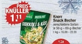 Snack Becher von Knorr im aktuellen V-Markt Prospekt für 1,11 €