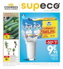 Prospectus Supeco à Saint-Genix-sur-Guiers, "VOS COURSES MOINS CHÈRES", 4 pages, 02/09/2025 - 14/09/2025