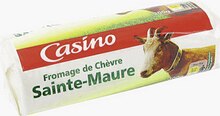 Fromage de chèvre 26% MG SAINTE-MAURE - Casino Supermarchés à Neuilly-sur-Seine Fromage de chèvre 26% MG SAINTE-MAURE en promo chez Casino Supermarchés Neuilly-sur-Seine