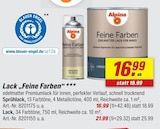 Aktuelles Feine Farben Sprühlack Angebot bei toom Baumarkt in Braunschweig ab 16,99 €
